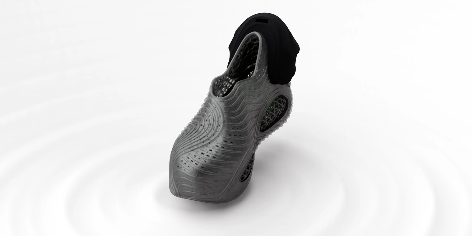 A GroundWaves sneaker sending ripples out across the ground